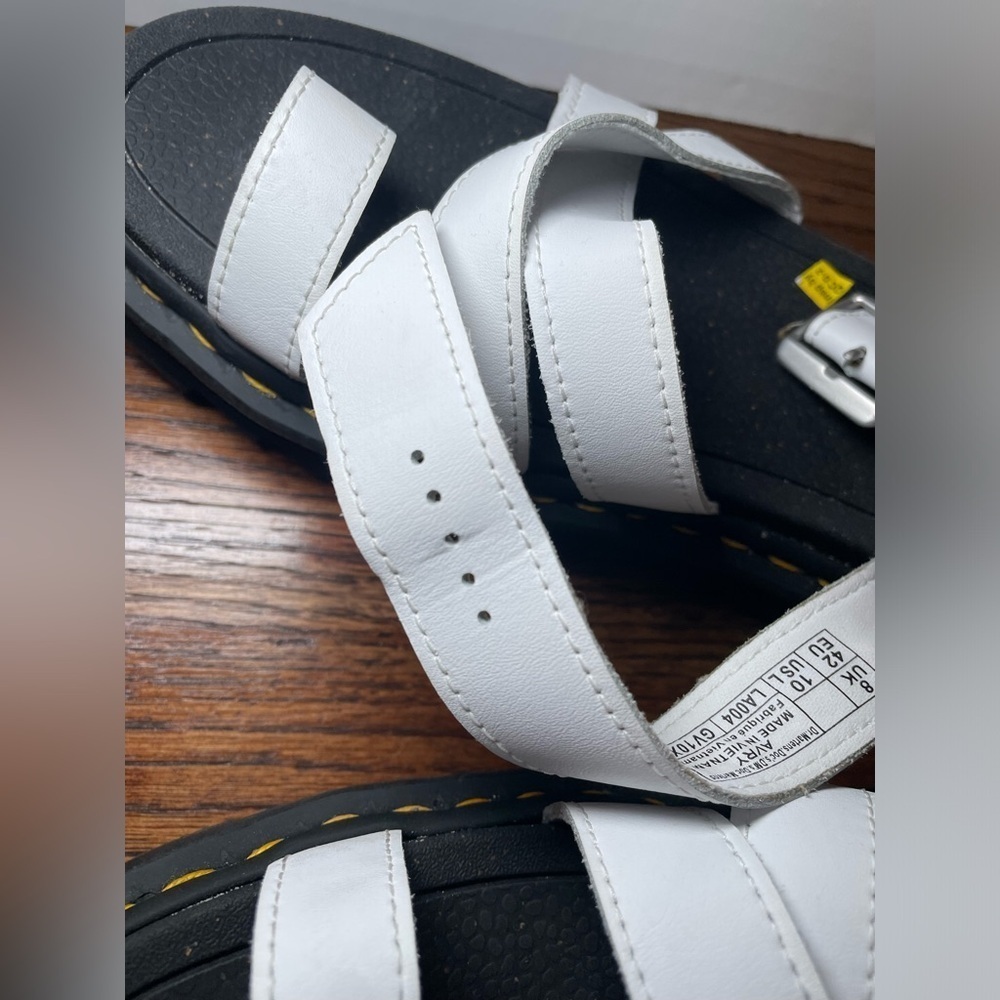 Dr. Martens Avry Hydro Leather Platform Sandals – White – Women’s 10 - Picture 12 of 16
